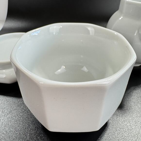 Vintage Bareuther Cream and Sugar Set White Bavaria Germany - Picture 8 of 14